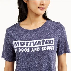 Love Tribe • Motivated Dogs & Coffee T-Shirt • XS